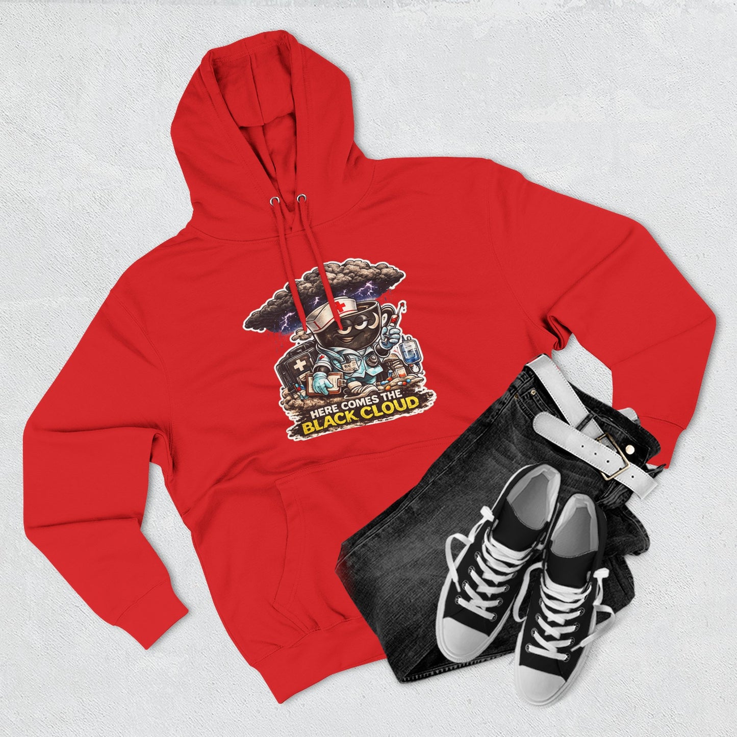 Here Comes The Black Cloud Hoodie