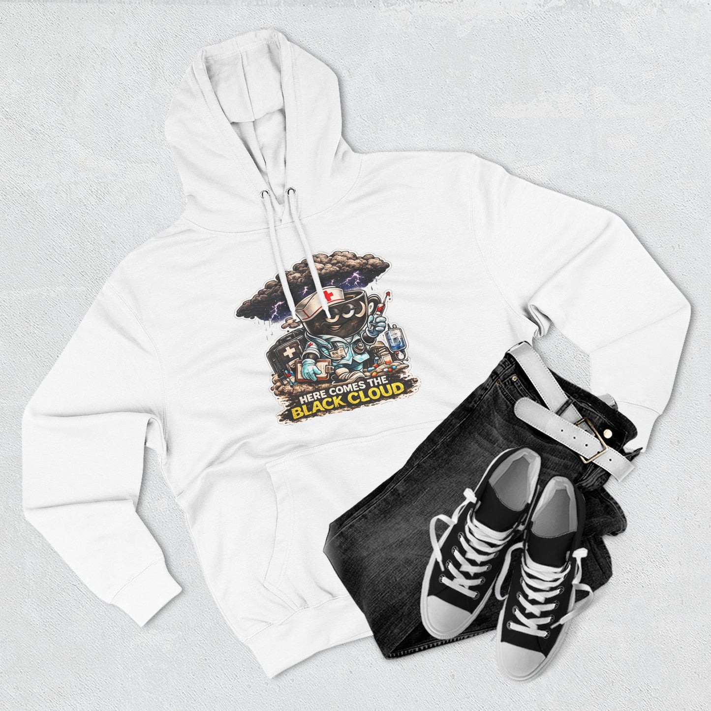Here Comes The Black Cloud Hoodie