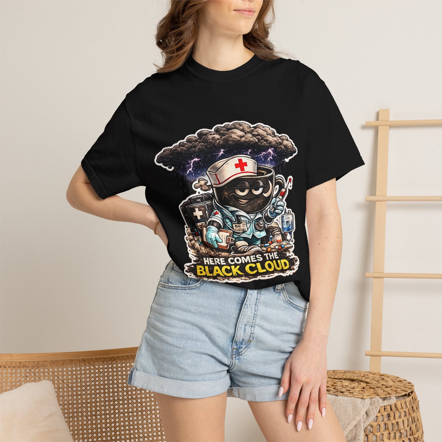 Here Comes The Black Cloud T-shirt