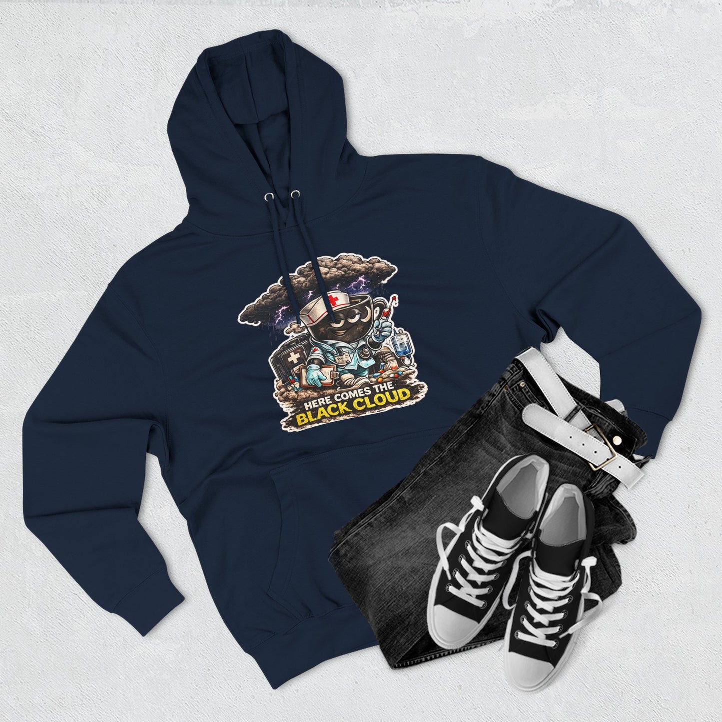 Here Comes The Black Cloud Hoodie