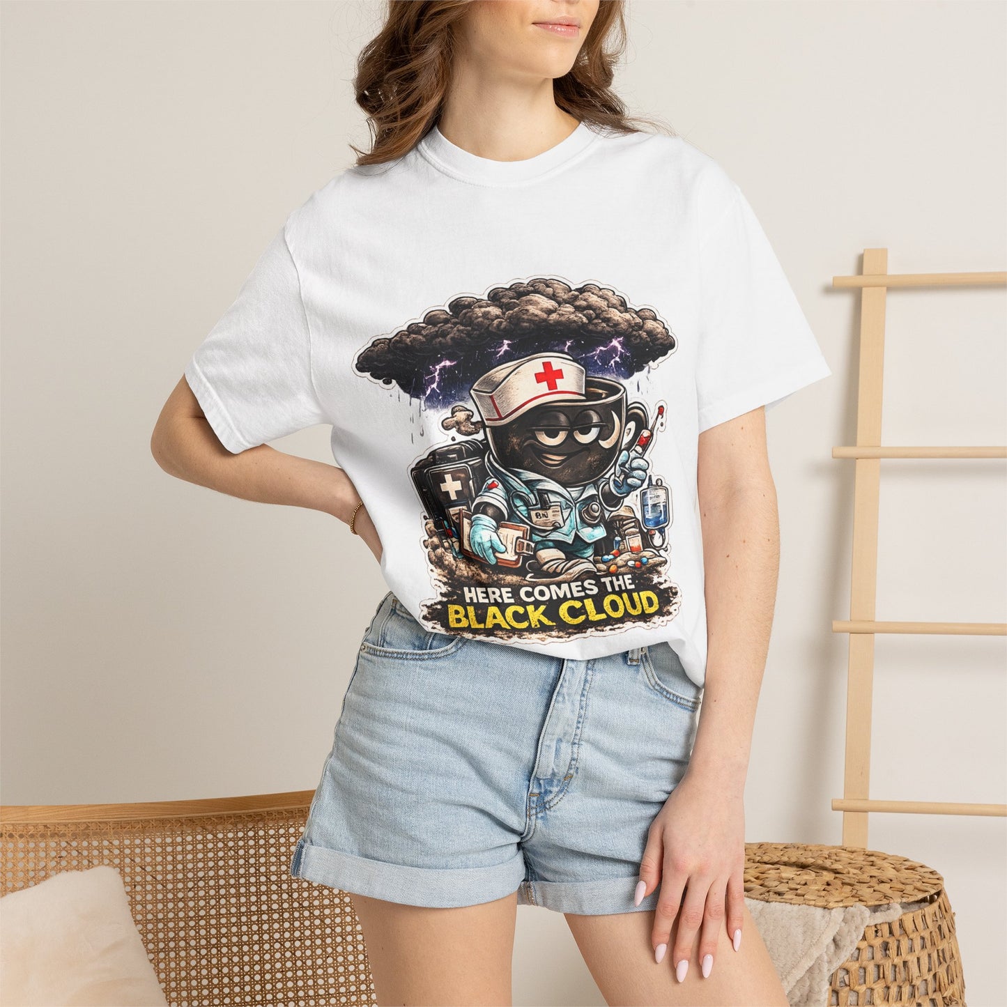Here Comes The Black Cloud T-shirt