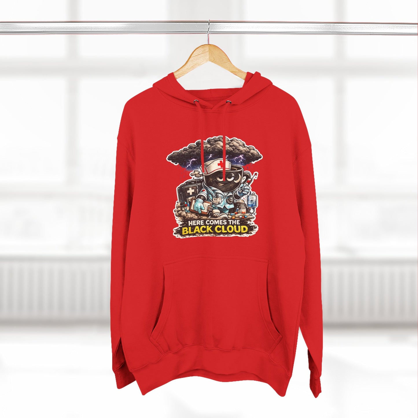 Here Comes The Black Cloud Hoodie