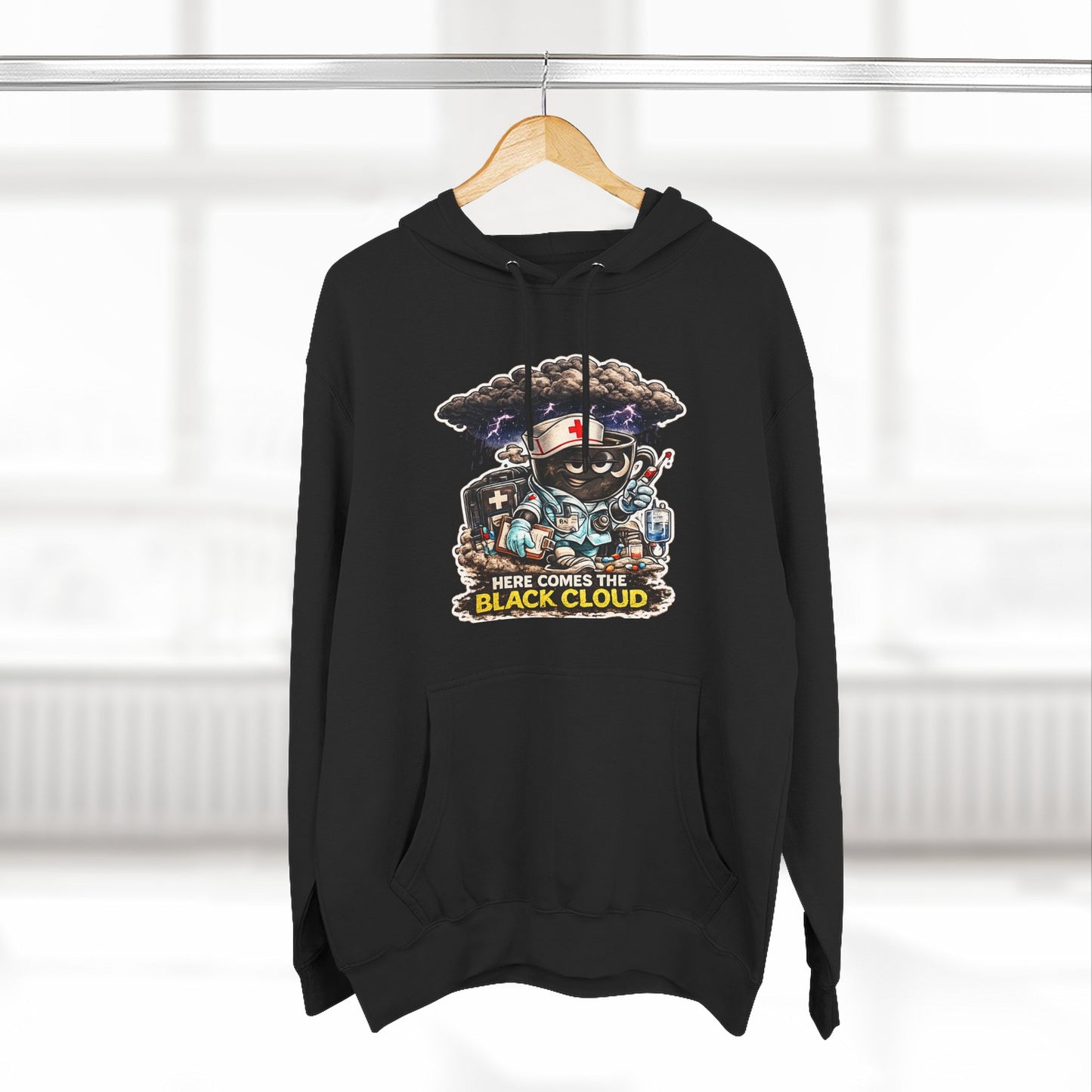 Here Comes The Black Cloud Hoodie
