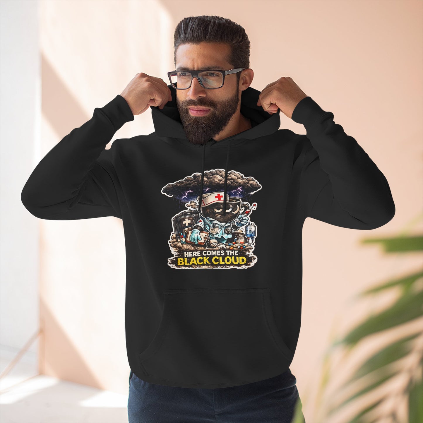 Here Comes The Black Cloud Hoodie