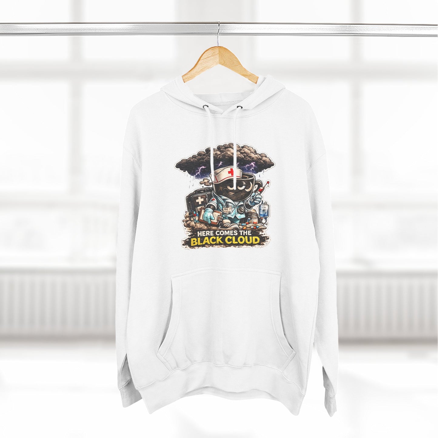 Here Comes The Black Cloud Hoodie