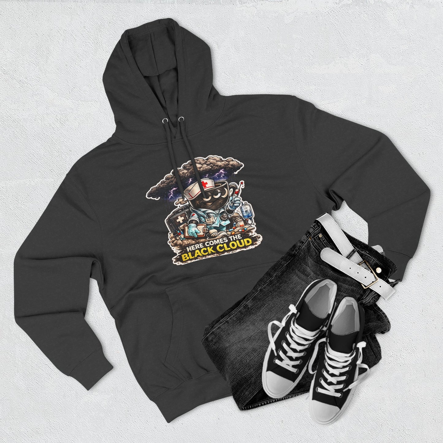 Here Comes The Black Cloud Hoodie