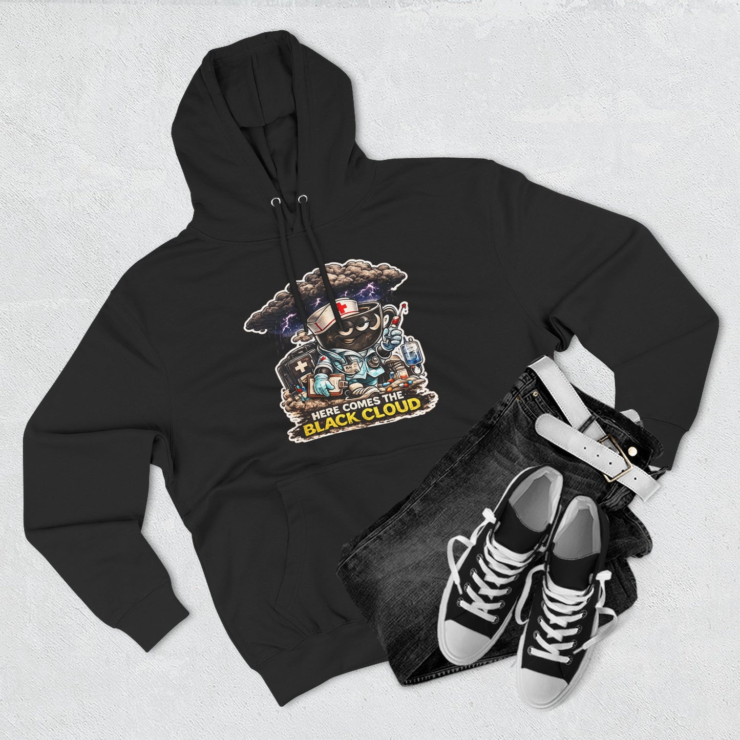 Here Comes The Black Cloud Hoodie