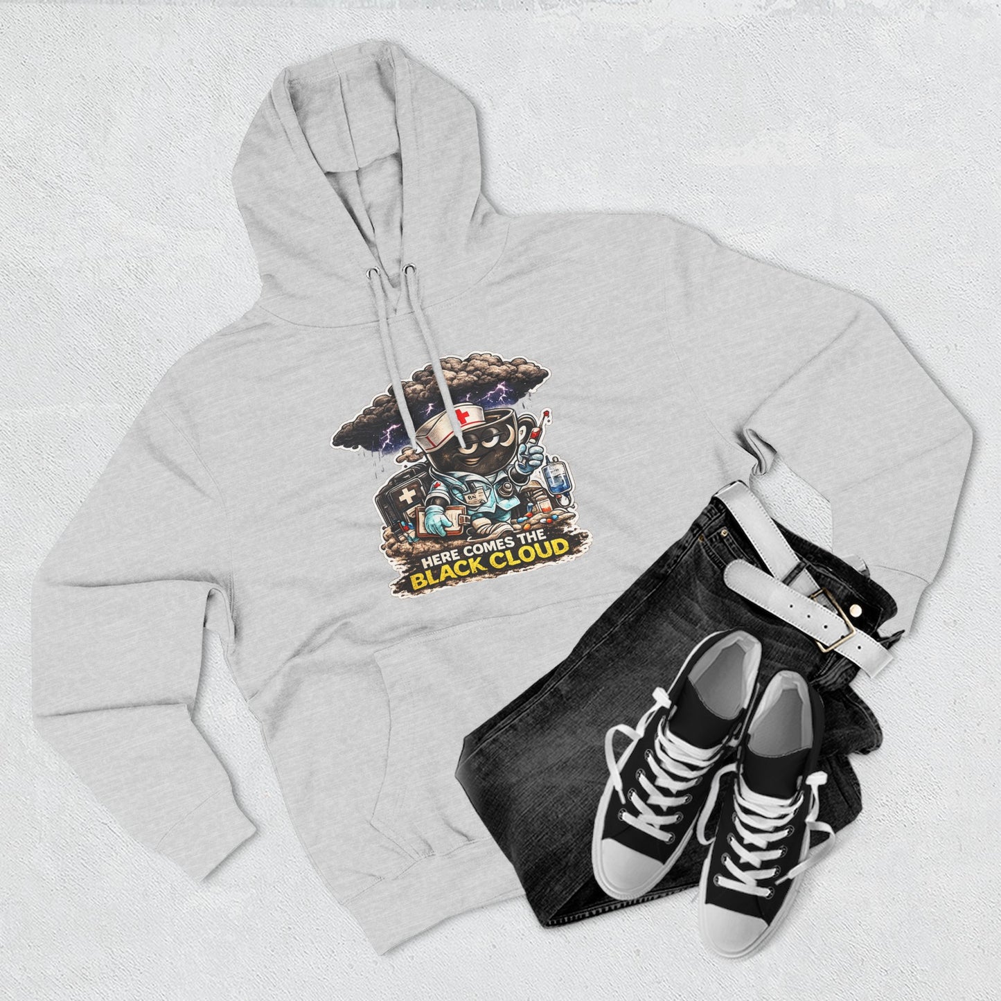 Here Comes The Black Cloud Hoodie