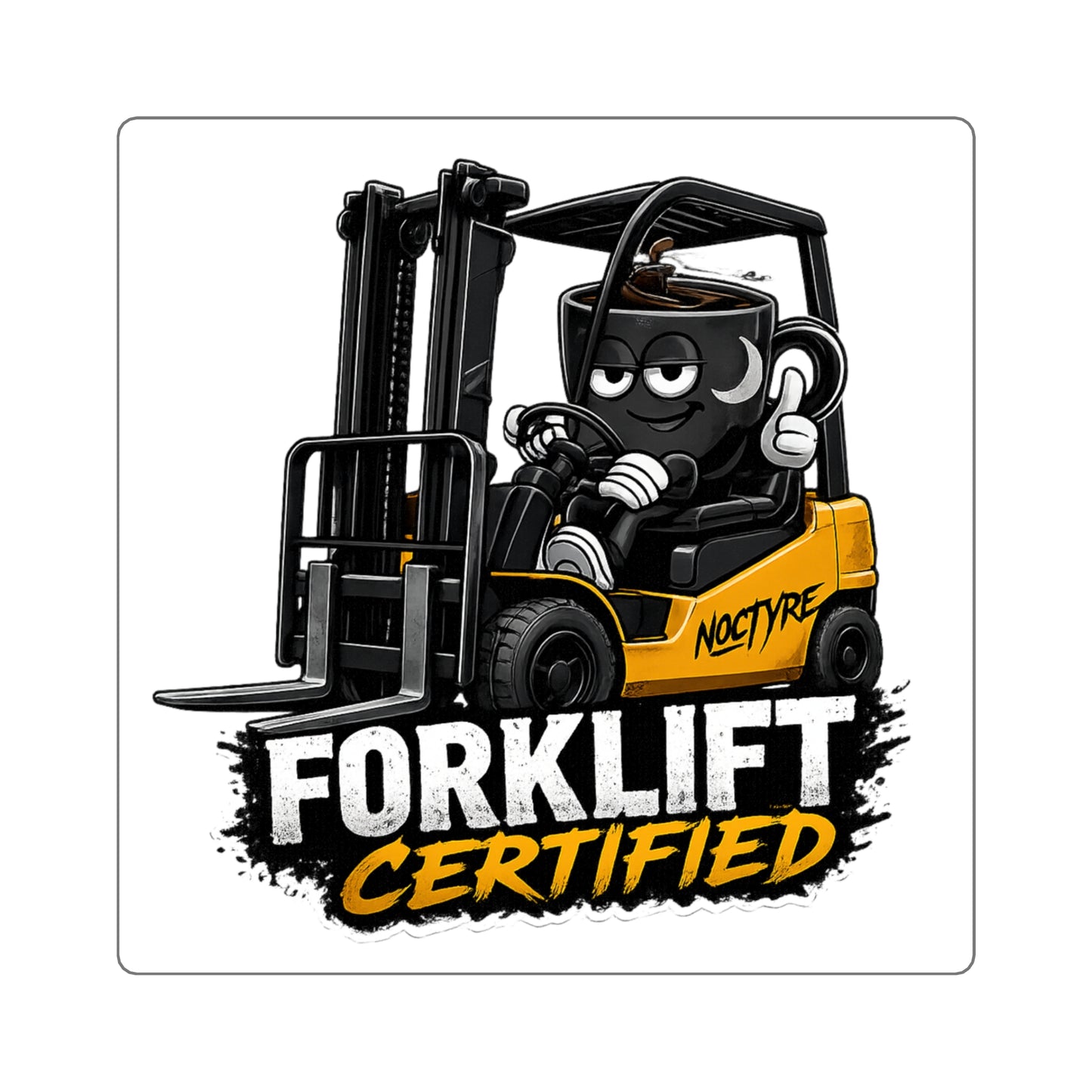 Forklift Certified Stickers